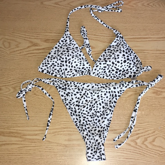 SHEIN Other - New Shein 2pc Swimsuit Bikini Animal Print Medium